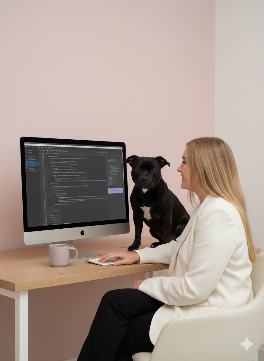 Kuva sivuston tekijästä